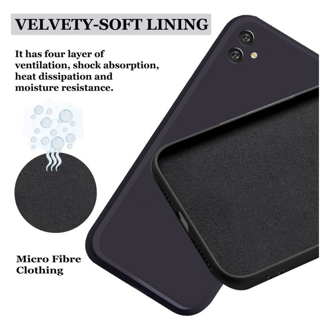 Artistque Case for Samsung Galaxy M13 5g Back Cover - Plain Liquid Silicone