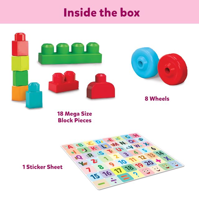 Little Berry Alphabet Learning Train Building Blocks Toy For Kids - Smart Activity Blocks - Lb77