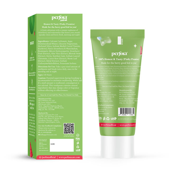 Perfora Junior Kids Toothpaste - Berry Melon Splash