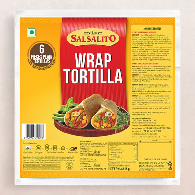 Tex Mex Salsalito Wrap Tortilla