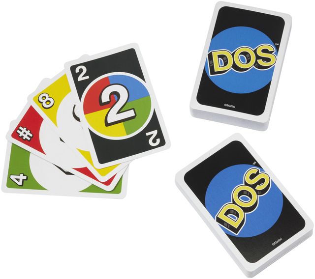 Mattel Games Dos Family Card Game With 108 Cards In A Sturdy Storage Tin Gift For 7 Year Olds And Up