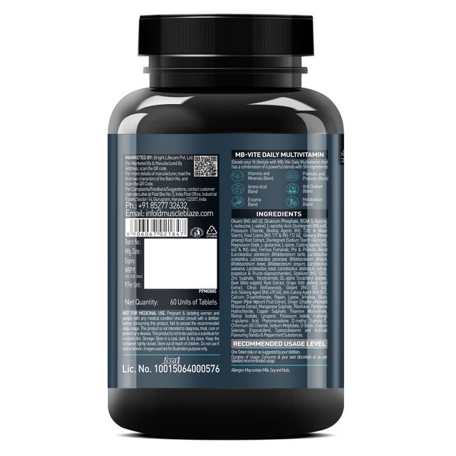 MuscleBlaze MB Vite Daily Multivitamin Tablet