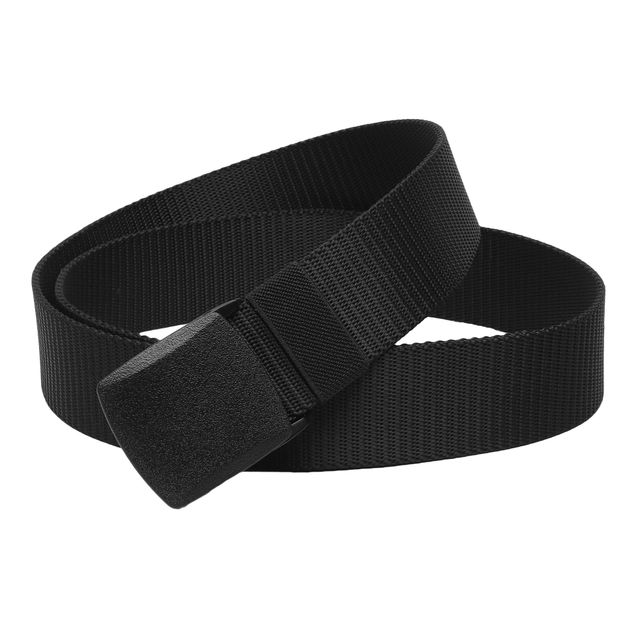 Buy Zoro Men's Solid Nylon Belt | Black - Free Size Online - Price