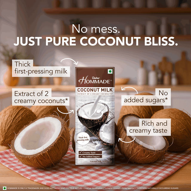 Dabur Hommade Coconut Milk 200 ml Combo