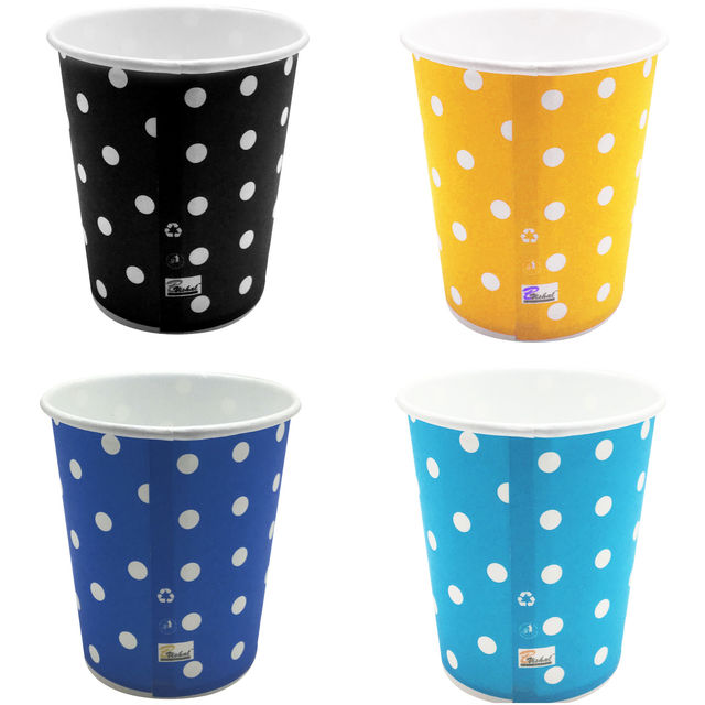 Polka Dot Paper Glass For Party - Assorted Color