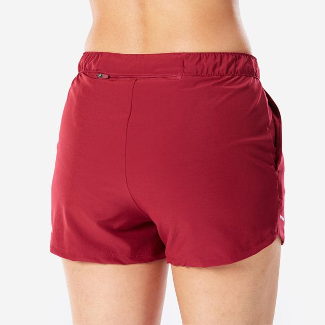 Kiprun By Decathlon | Women Running & Trail Running Breathable Shorts - Maroon, S