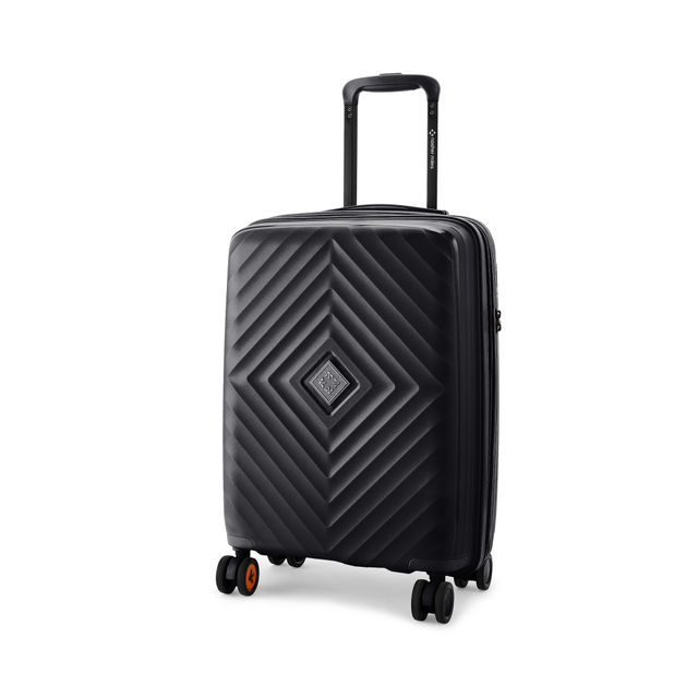 Nasher Miles Antwerp Cabin Expander Hard Sided Polypropylene 20 Inch|55 cm Trolley Bag - Black