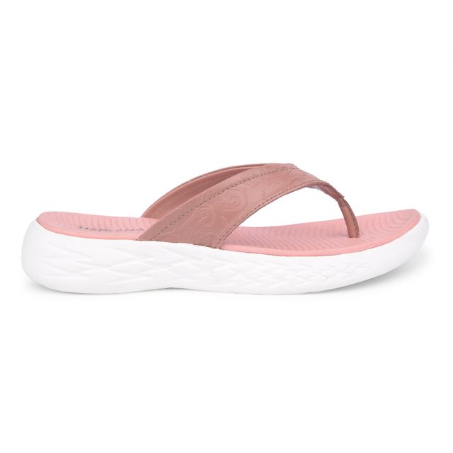 Liberty Sofia-1E Casual Slipper For Women | Peach | UK 6.5