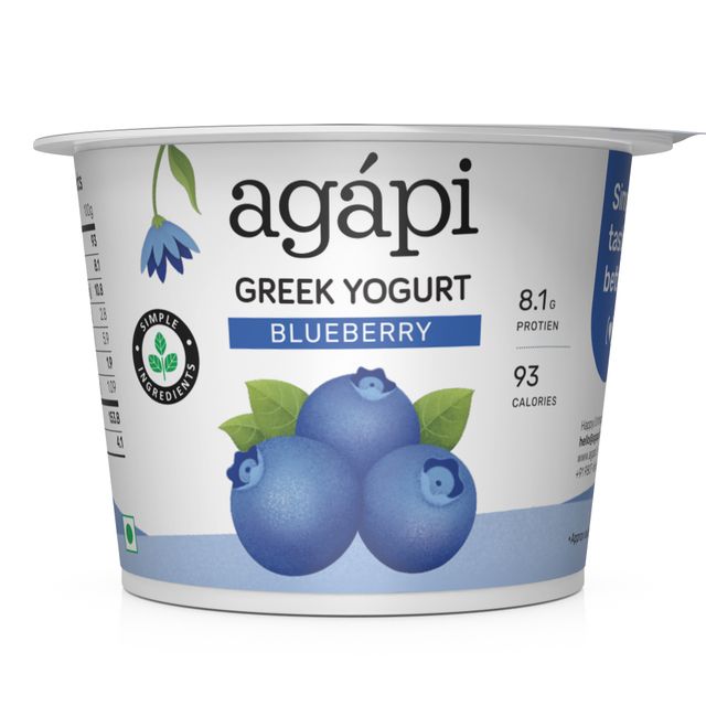 Agapi Blueberry Protein Greek Yogurt