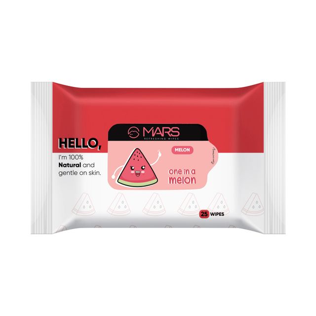 MARS Cosmetics Refreshing Wet Wipes For Face Watermelon