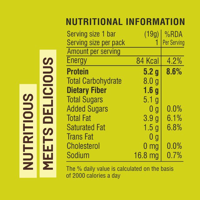 Ritebite Max Protein 5g Protein Bar Date & Almond Bytes