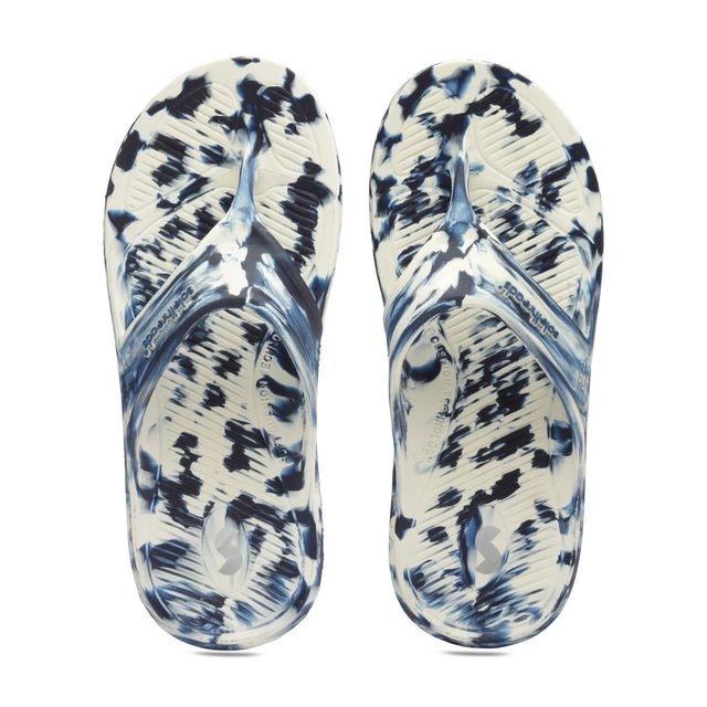 Solethreads Ortho Elite Marble Navy Flip-Flops & Slippers for Men | Size - India-UK 10