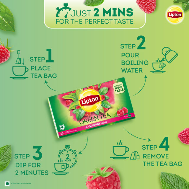 Lipton Raspberry Mint Green Tea