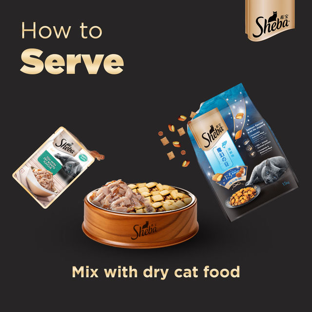 Sheba Rich Adult Fish with Dry Bonito Flavour Wet Cat Food