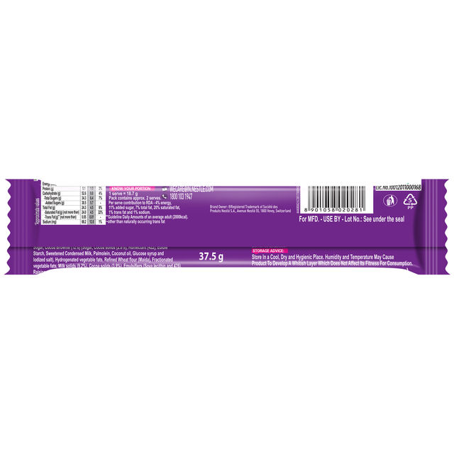 Nestle Munch Max Brownie Crunchy Wafer With Cocoa Brownie Bits