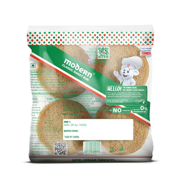 Modern Classic Sweet Bun 200 g Combo