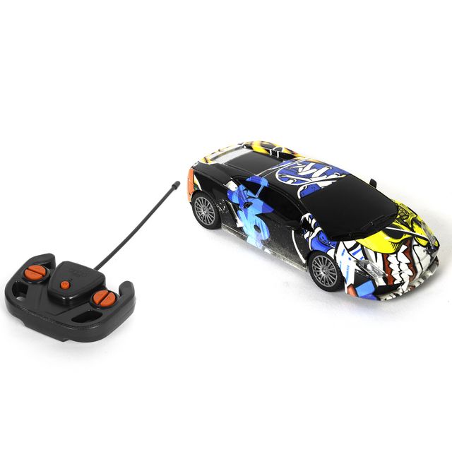Hamleys 1:24 Veva Hi Speed Rc Car Rov Grafitti, Remote Control Toy
