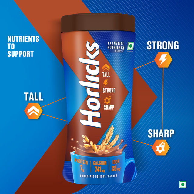 Horlicks Chocolate Nutrition Drink, Refill