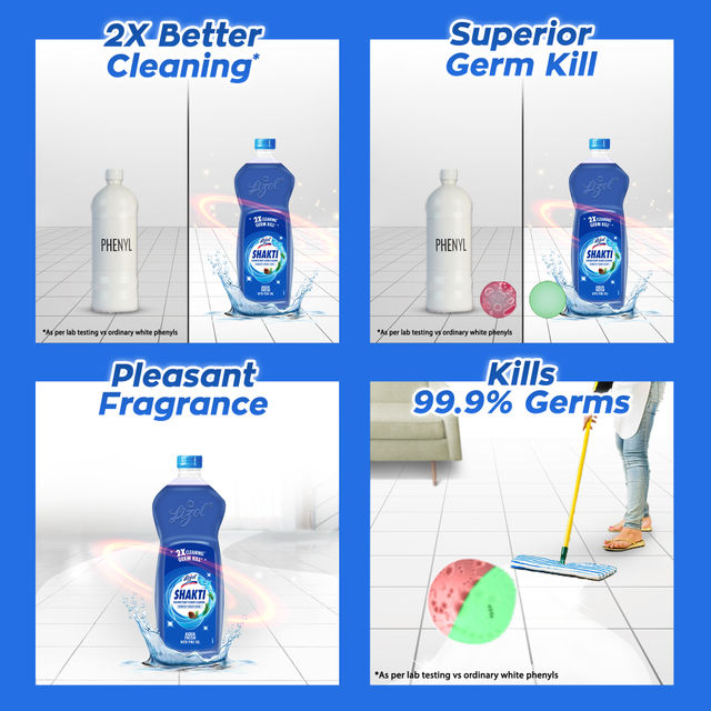 Lizol Aqua Fresh Shakti Disinfectant Floor Cleaner