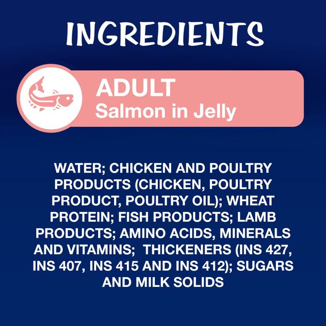 Purina Felix with Salmon in Jelly | Wet Food for Adults | Complete and Balanced Adult Food