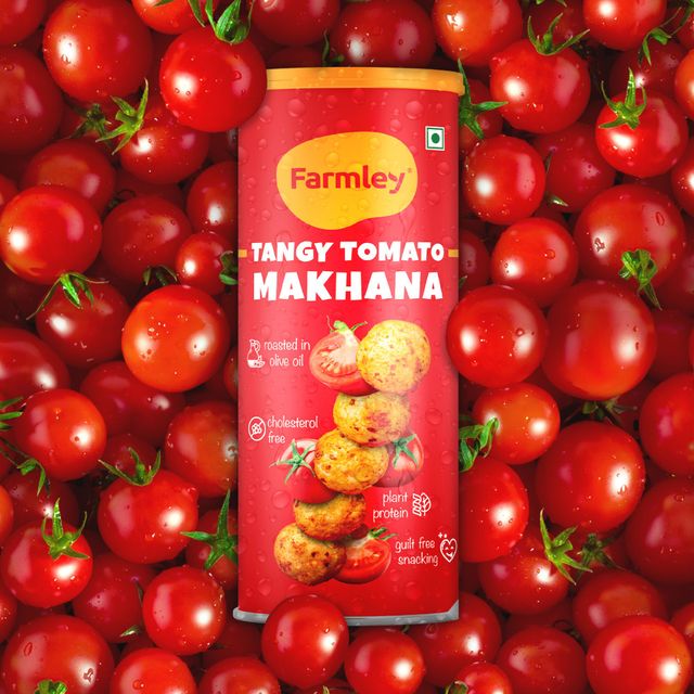 Farmley Tangy Tomato Makhana Roasted In Olive Oil 77 g Combo