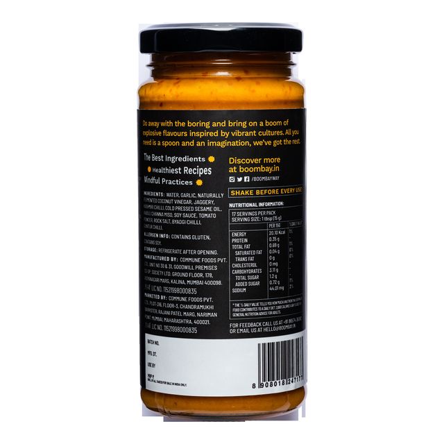 Boombay Garlic & Chilli Stir Fry Sauce