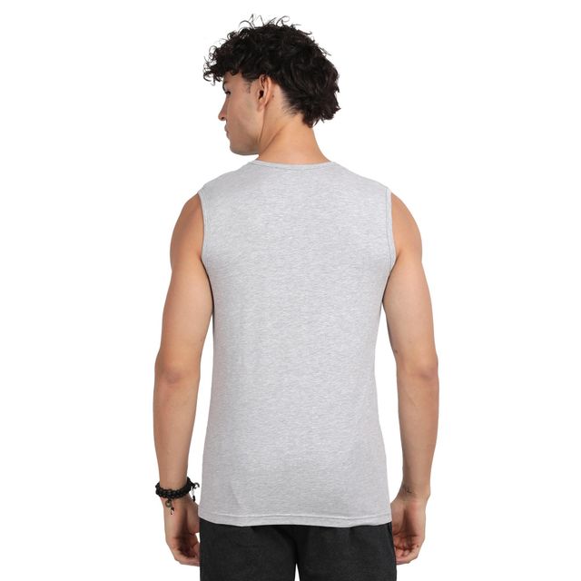 Pepe Jeans ATV02 Men's Cotton Solid Tank Top - L | Lightweight and Soft