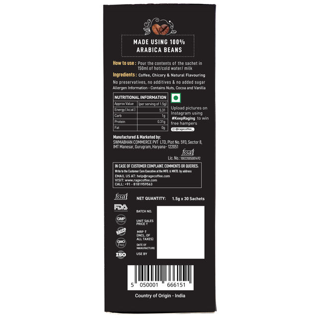 Rage Coffee Silk Blend Assorted Medium Roast Instant Coffee
