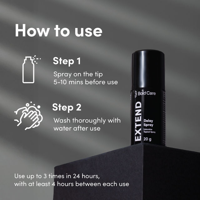 Bold Care Extend Delay Spray with Lidocaine 10%