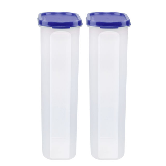Cutting EDGE 3000 ml Modular Storage Containers Microwave safe , BPA free -Set of 2 ,Dark Blue