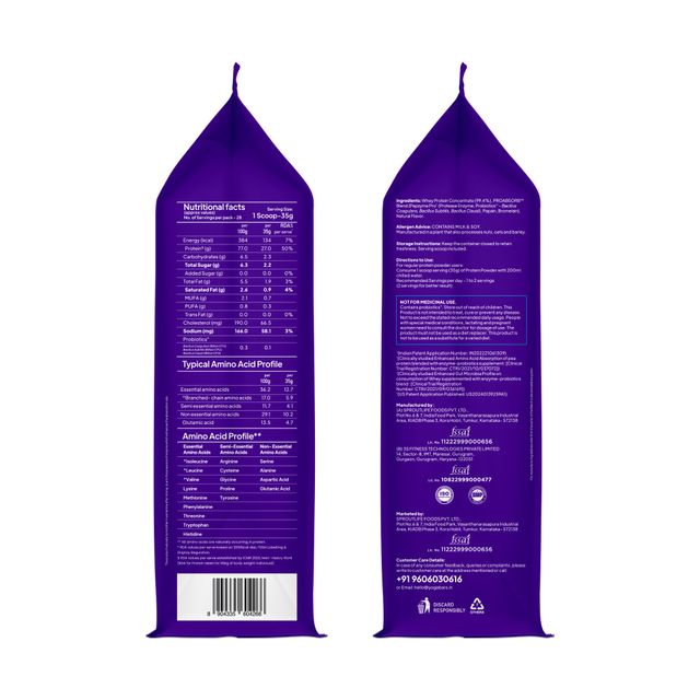 Yogabar Whey Protein Concentrate - Pro Clean