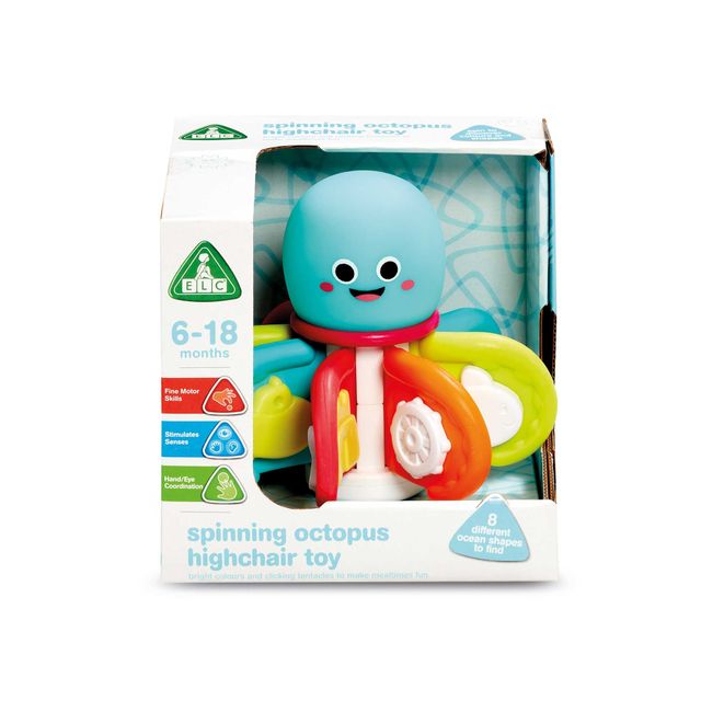 Hamley's ELC Octopus Highchair Spinner Multicolour 0M+