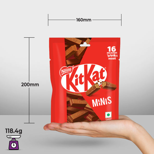KitKat Minis Choco Coated Wafer Bar | Share Bag | Miniature Pouch
