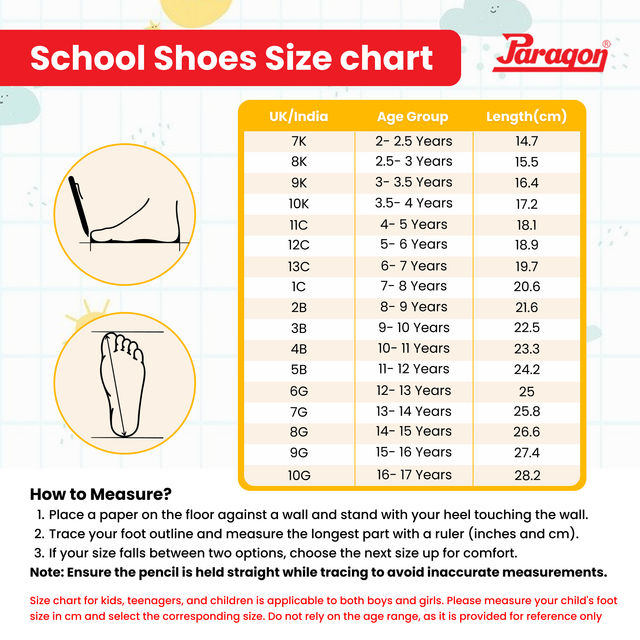 Paragon Boys School Shoes With Strap - UK 2 | Comfortable and Lightweight