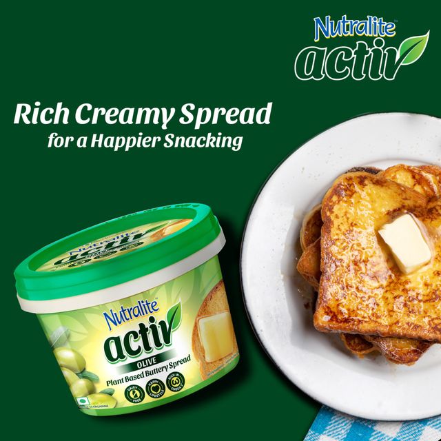 Nutralite Activ Plant Based Buttery Spread - Olive 100 g X 2 Combo