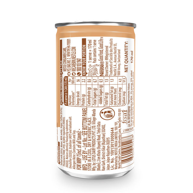 Nescafe Café Style Cold Coffee, Iced Latte 170 ml Combo