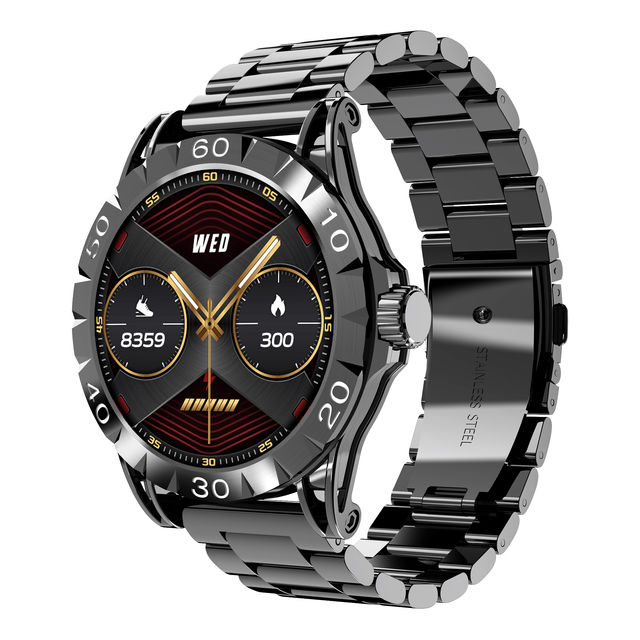 boAt Enigma Orion Smartwatch | 1.34" Display | Functional Crown - Metal Black
