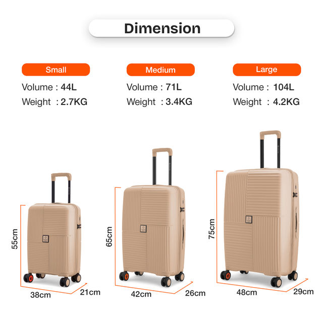 Buy Nasher Miles Singapore Cabin Hard-Sided Polypropylene Luggage
