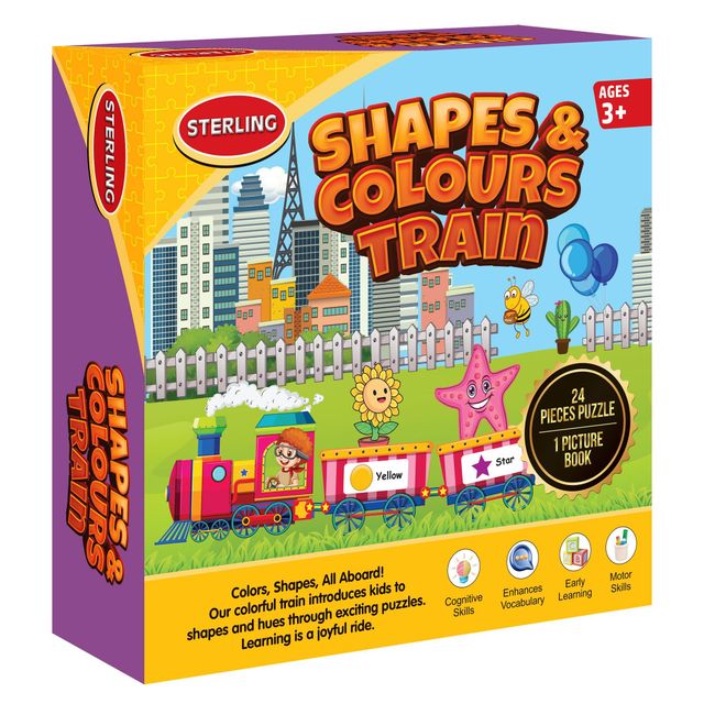 Sterling Shapes & Colour Train Puzzle Game