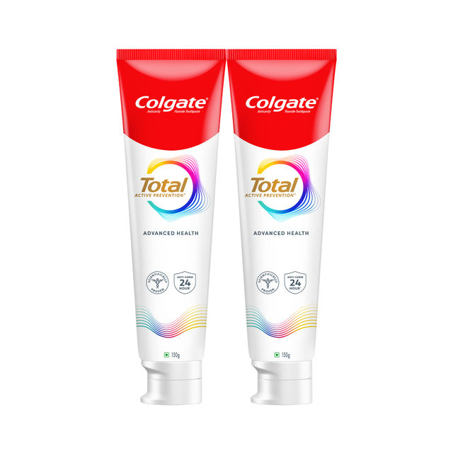Colgate Total Advanced Health Antibacterial Toothpaste, Whole Mouth Health (Combo Pack)