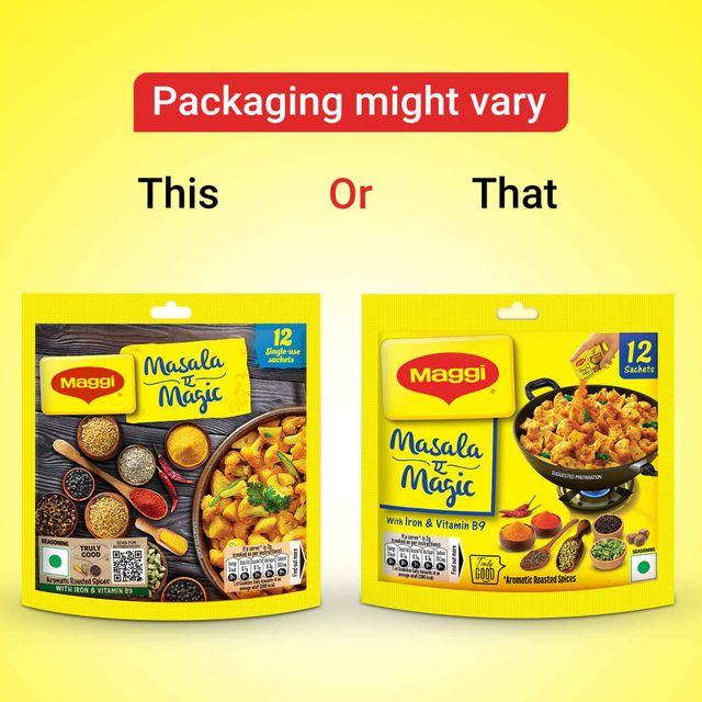 Maggi 2-Min Masala Instant Noodles(840gms) & Maggi Masala Ae Magic(72gms) Combo