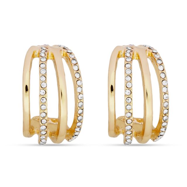 Accessorize London Women Sparkle Multi Hoop