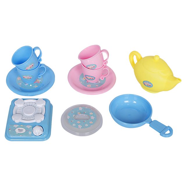 Hamley's Kingdom Of Play Tea Party Role Play Kitchen Set For Kids Multicolor 24M+