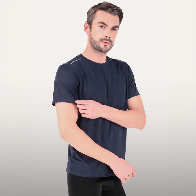 Freecultr Men's Activewear Sports T-shirt | Navy | Size XXL