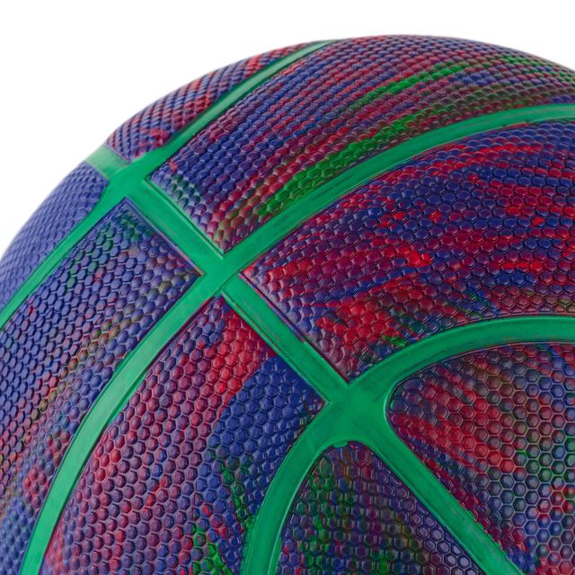 Decathlon Kids' Size 3 Rubber Basketball Blue/Red