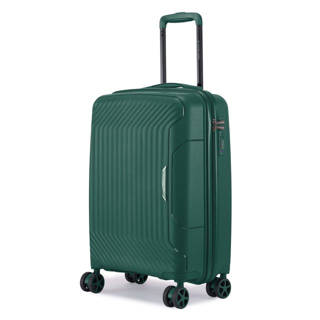 Nasher Miles Coorg Cabin Hard Side Polypropylene 20 Inch-55 cm Trolley Bag (Olivegreen)