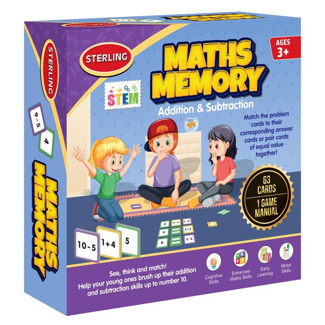 Sterling Maths Memory Card Game
