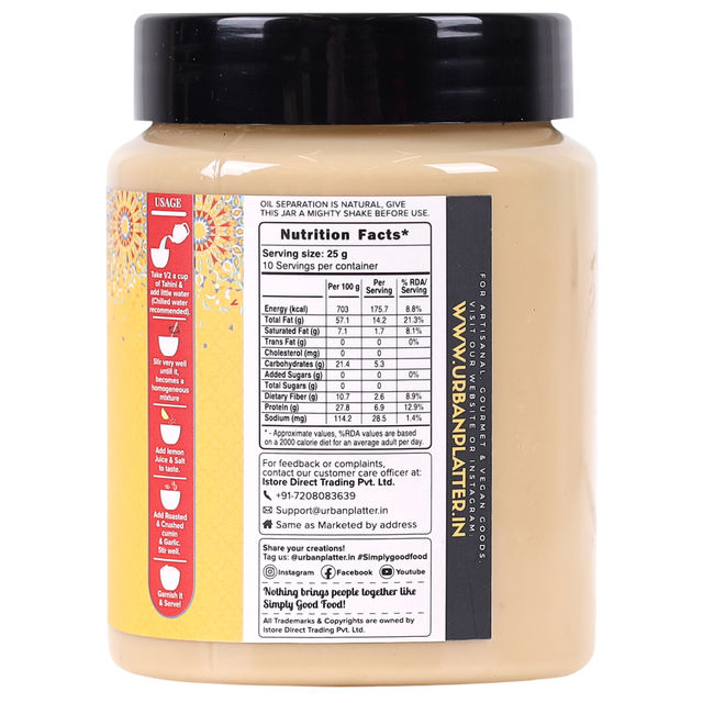 Urban Platter White Tahini Paste