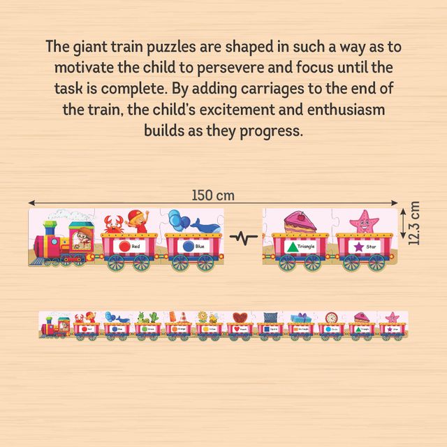 Sterling Shapes & Colour Train Puzzle Game