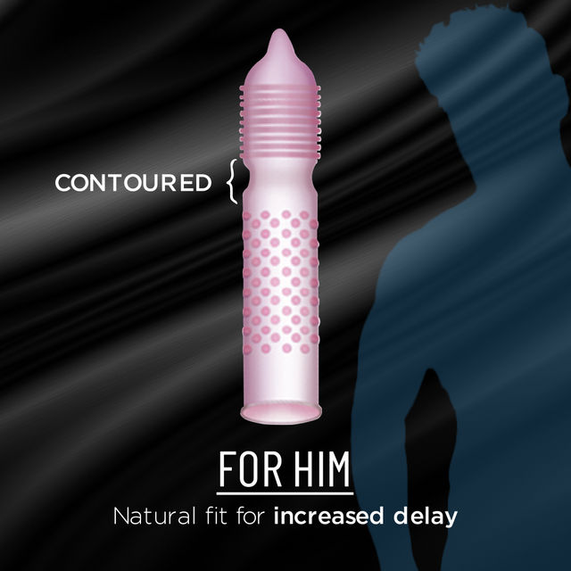 Kama Sutra Orgasmax+ Condoms(10pc) & Kama Sutra Personal Lube Strawberry(50ml) Combo